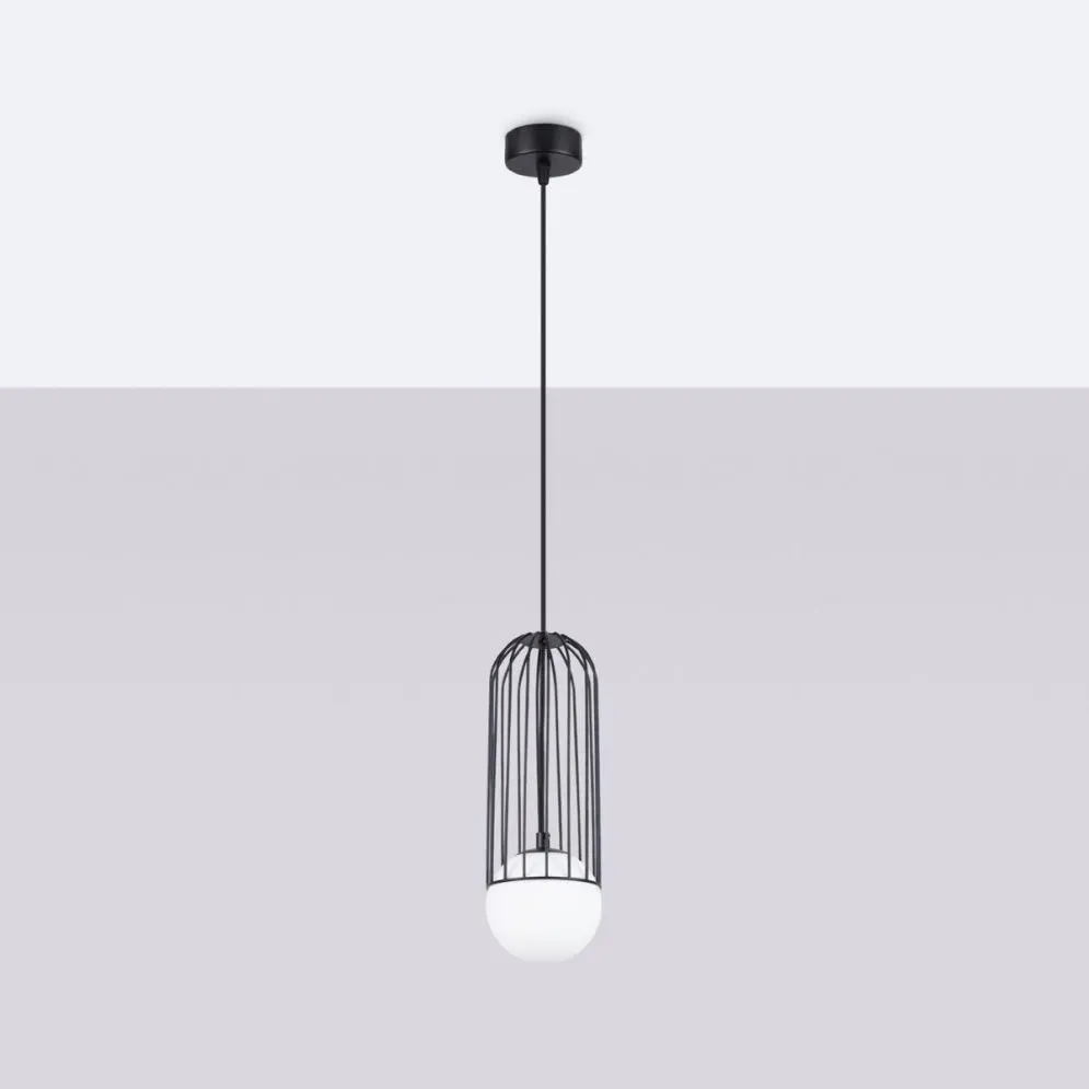 Lampa wisząca BRINA 1 czarna | sklep MIRAT kolekcja brina