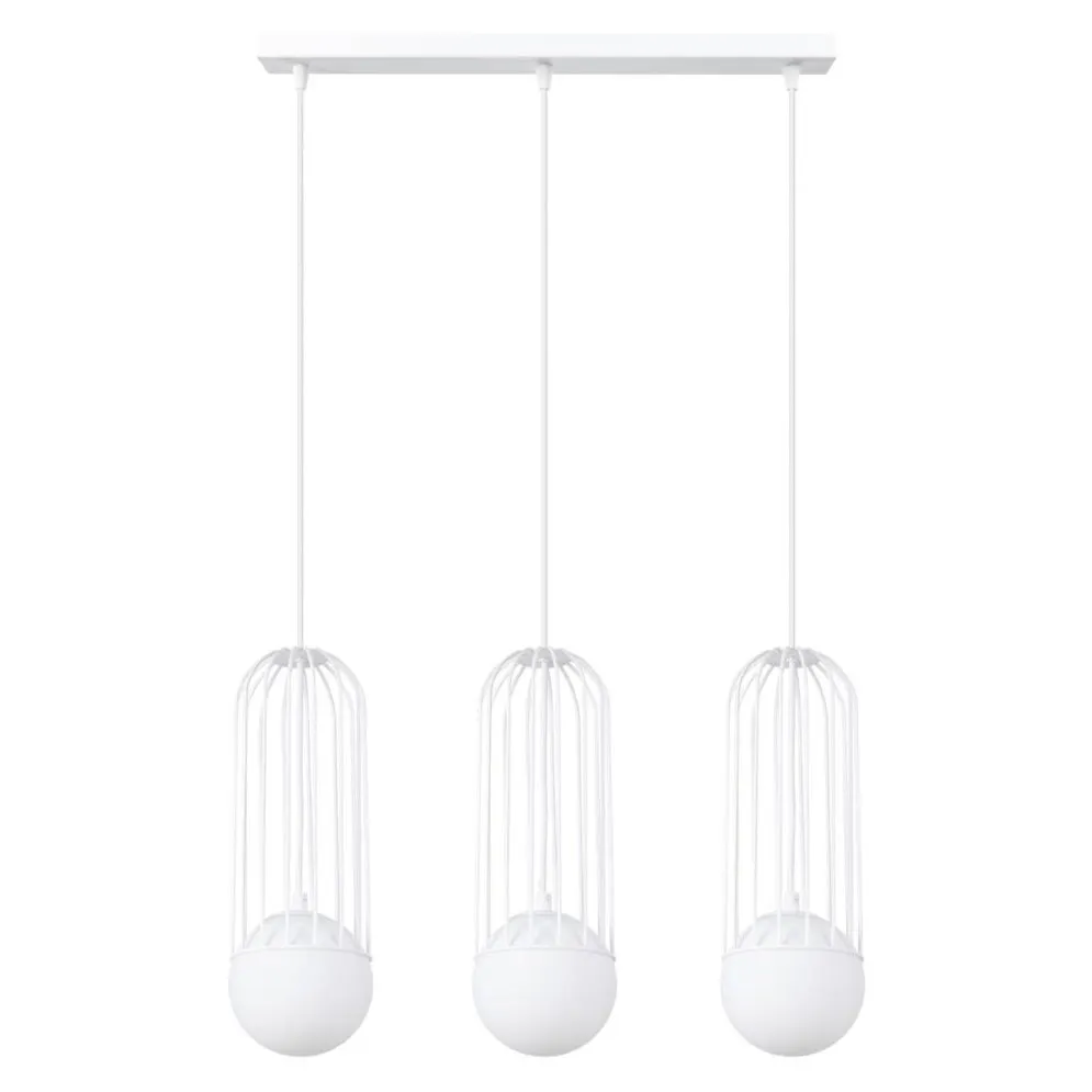 Lampa wisząca BRINA 3L biała | sklep MIRAT kolekcja brina