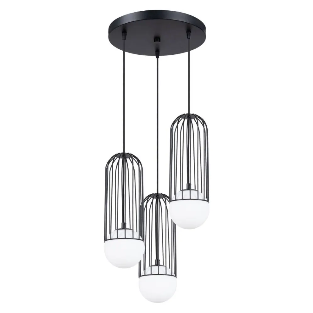 Lampa wisząca BRINA 3P czarna | sklep MIRAT kolekcja brina