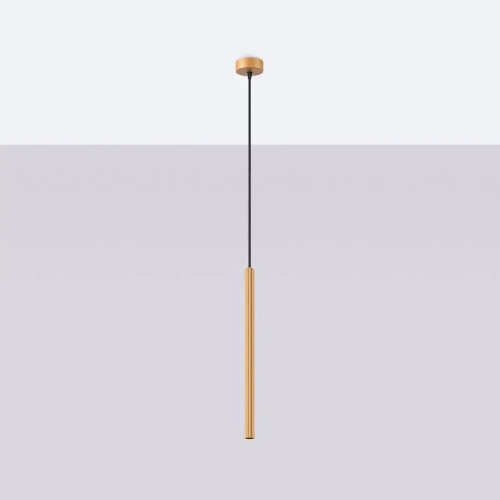 Lampa wisząca ARCHE 1 złota | sklep MIRAT kolekcja arche