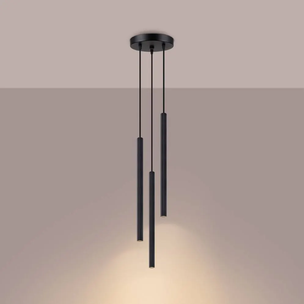 Lampa wisząca ARCHE 3P czarna | sklep MIRAT kolekcja arche