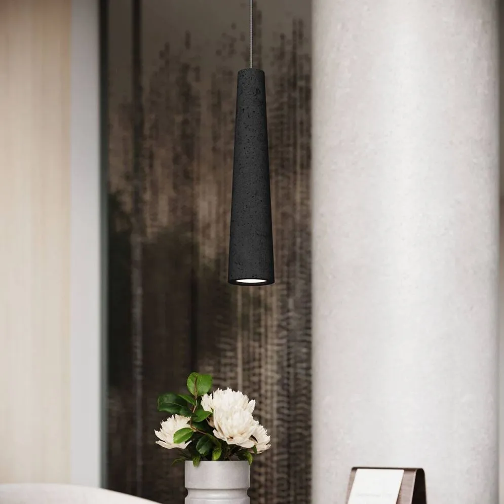 Lampa wisząca ELECTRA czarna beton | sklep MIRAT kolekcja electra