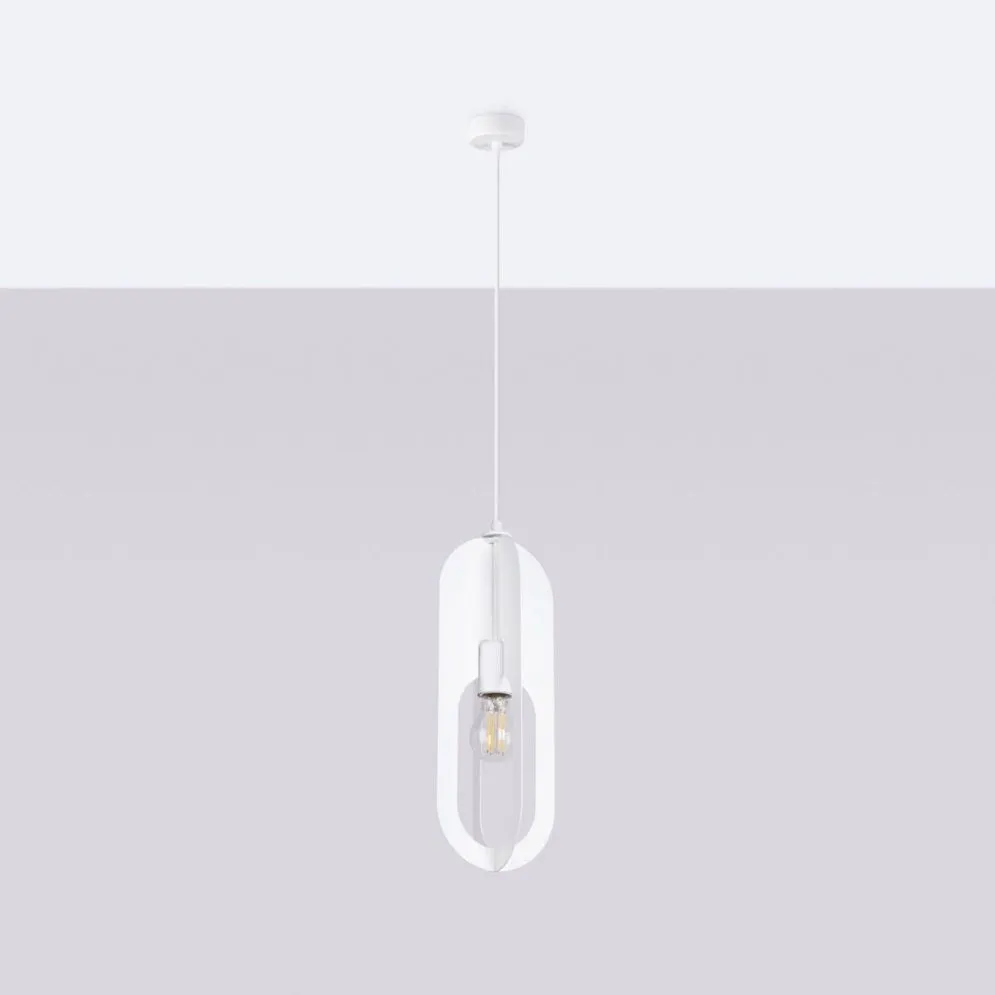 Lampa wisząca NICUS 1 biała | sklep MIRAT kolekcja nicus