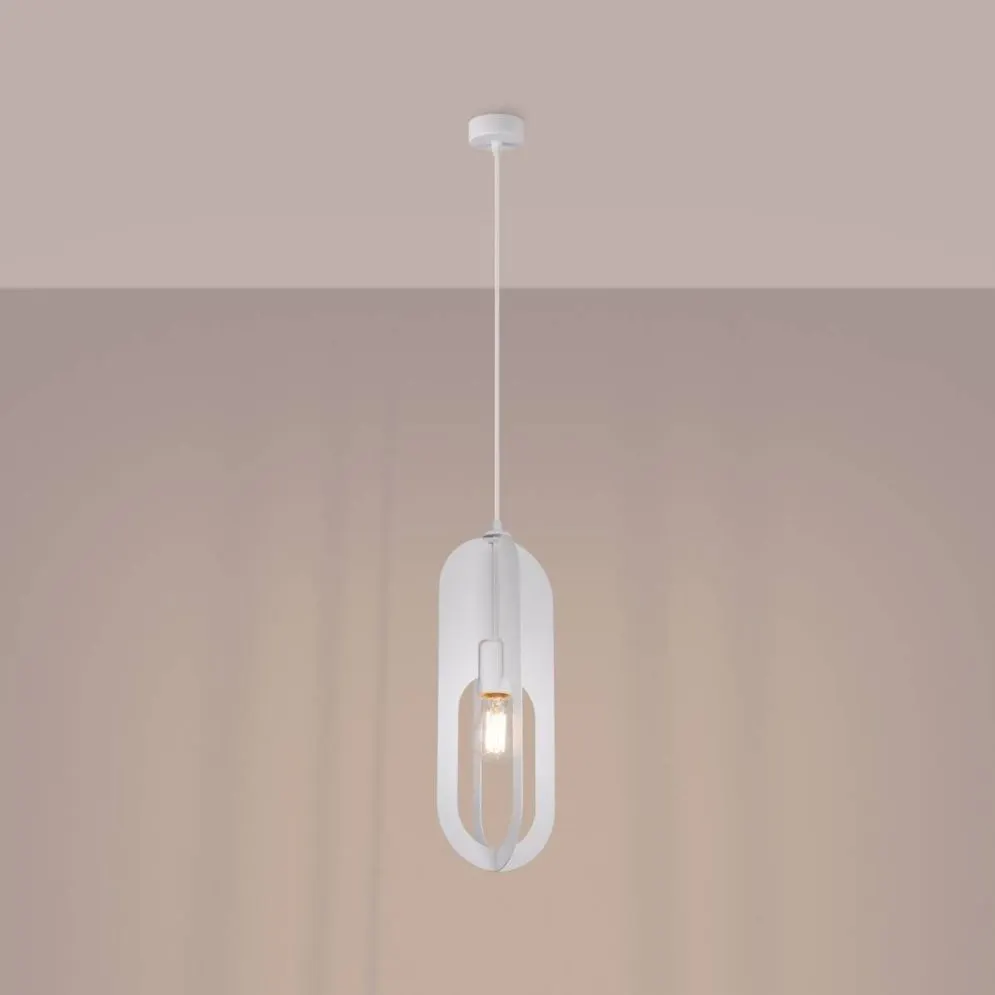 Lampa wisząca NICUS 1 biała | sklep MIRAT kolekcja nicus