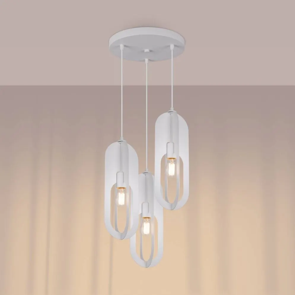 Lampa wisząca NICUS 3P biała | sklep MIRAT  kolekcja nicus