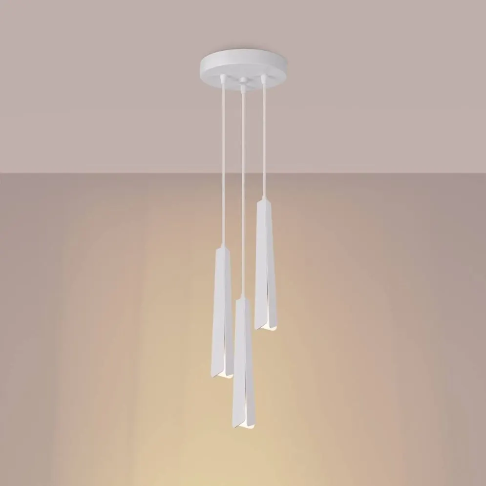 Lampa wisząca PRYSM 3P biała | sklep MIRAT  kolekcja prysm