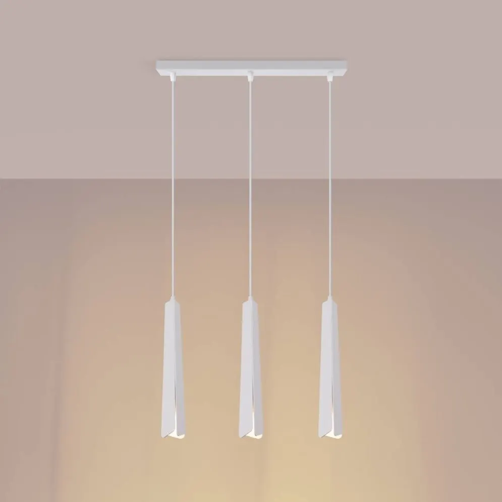 Lampa wisząca PRYSM 3L biała | sklep MIRAT kolekcja prysm