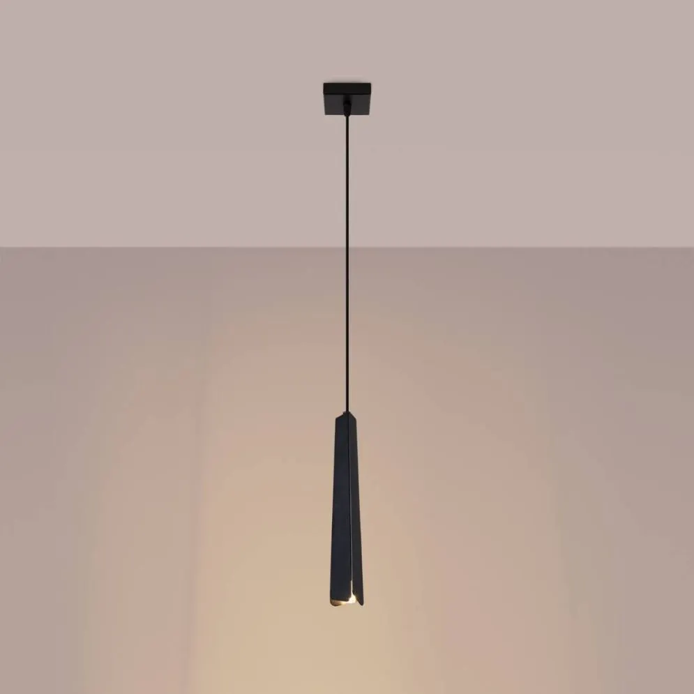 Lampa wisząca PRYSM 1 czarna | sklep MIRAT kolekcja prysm