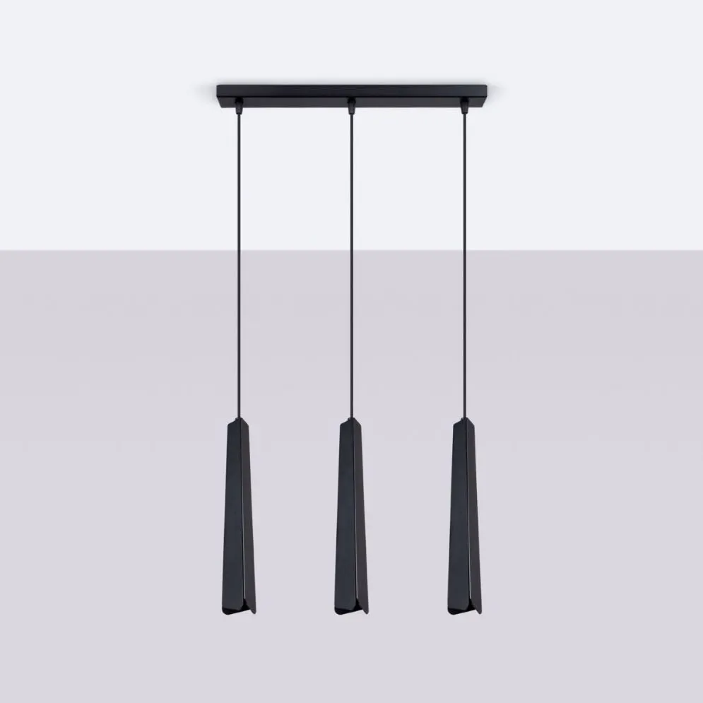 Lampa wisząca PRYSM 3L czarna | sklep MIRAT kolekcja prysm