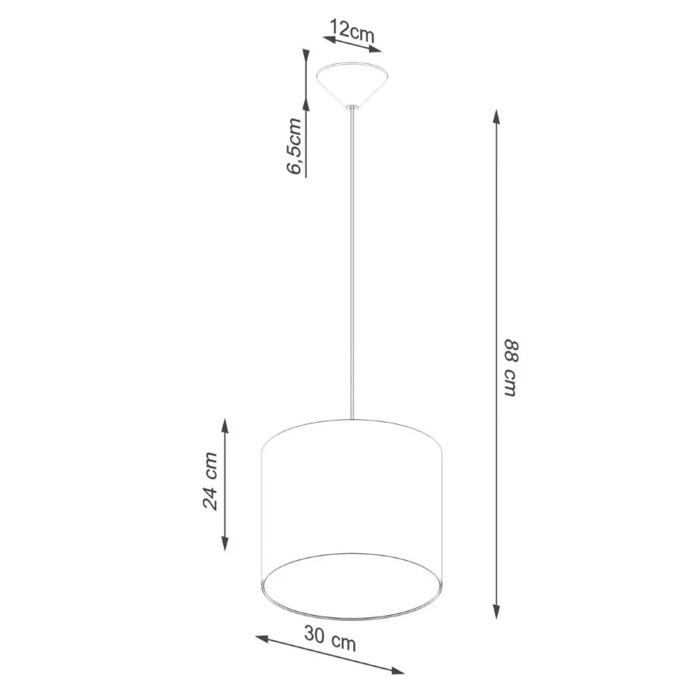 Lampa wisząca NOVA 30 biała | sklep MIRAT  kolekcja NOVA