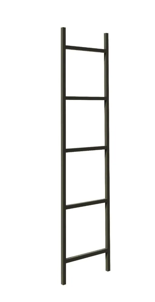 Wieszak na ręczniki KDM-05 czarny łazienkowy stojący drabinka | MIRAT. styl LOFT
