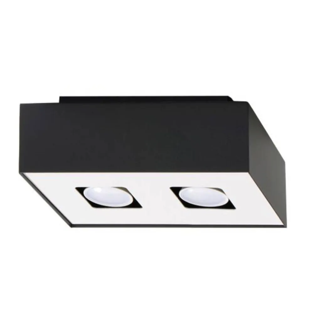 Plafon MONO 2 czarny | sklep MIRAT  kolekcja mono