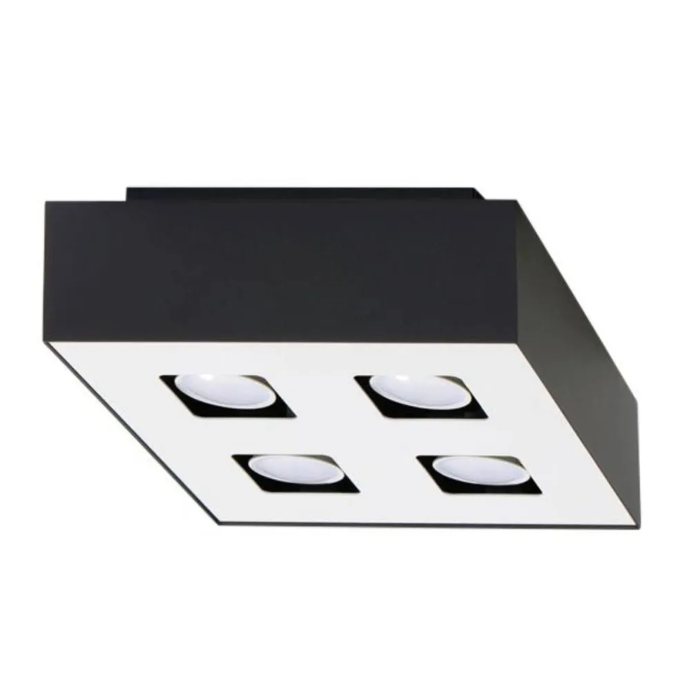 Plafon MONO 4 czarny | sklep MIRAT  kolekcja mono