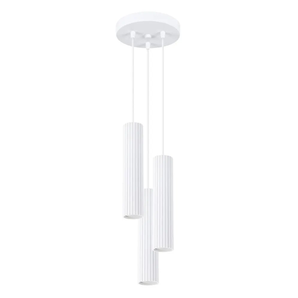 Lampa wisząca KARBON 3P biały | sklep MIRAT kolekcja karbon