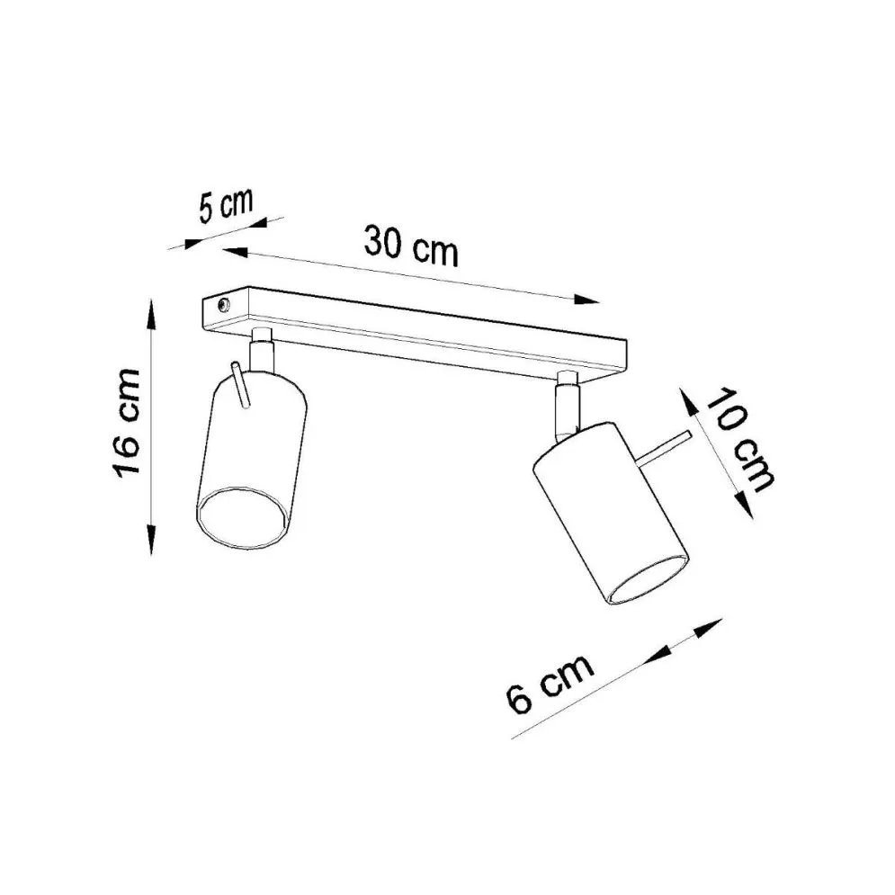 Plafon RING 2 szary | sklep MIRAT kolekcja ring
