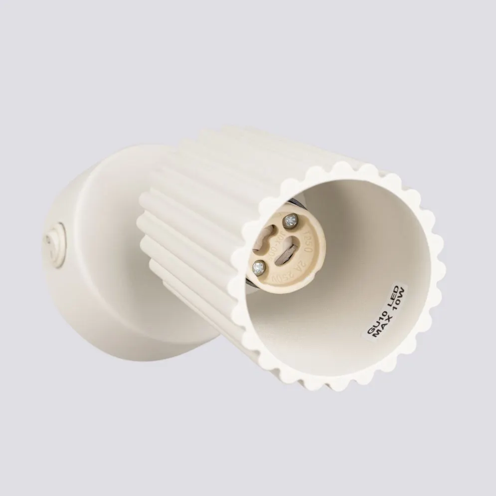 Kinkiet KARBON beżowy z włącznikiem | sklep MIRAT  kolekcja karbon