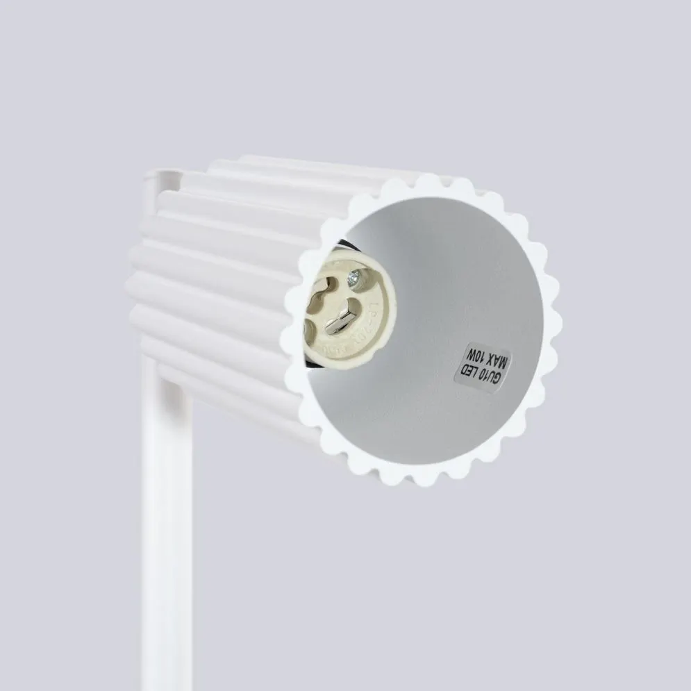 Lampa biurkowa KARBON biała | sklep MIRAT  kolekcja karbon