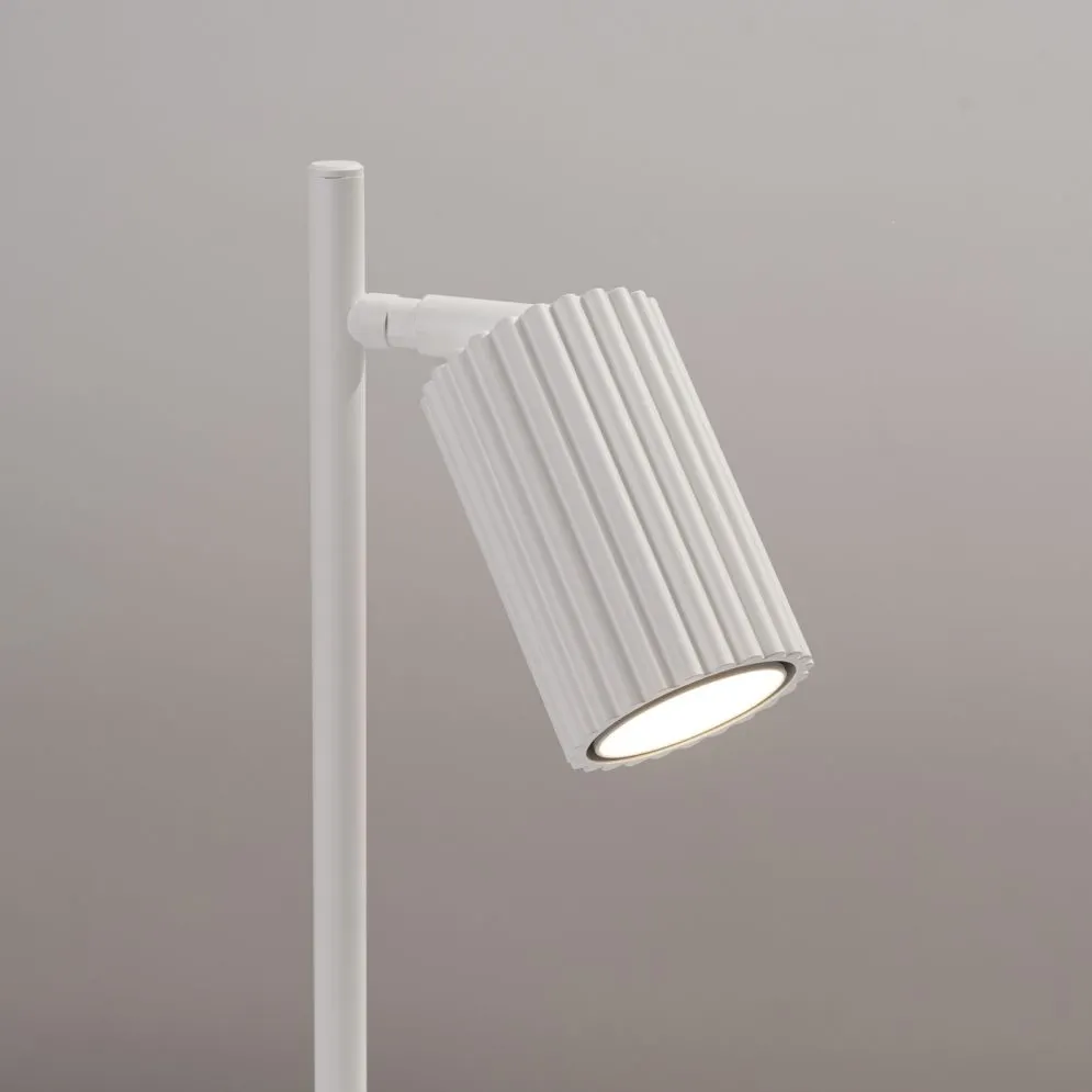 Lampa biurkowa KARBON biała | sklep MIRAT  kolekcja karbon