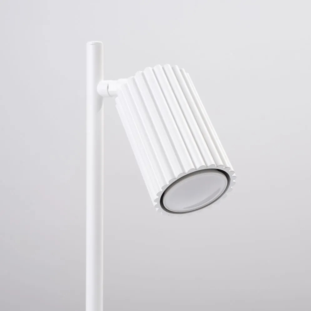 Lampa biurkowa KARBON biała | sklep MIRAT  kolekcja karbon