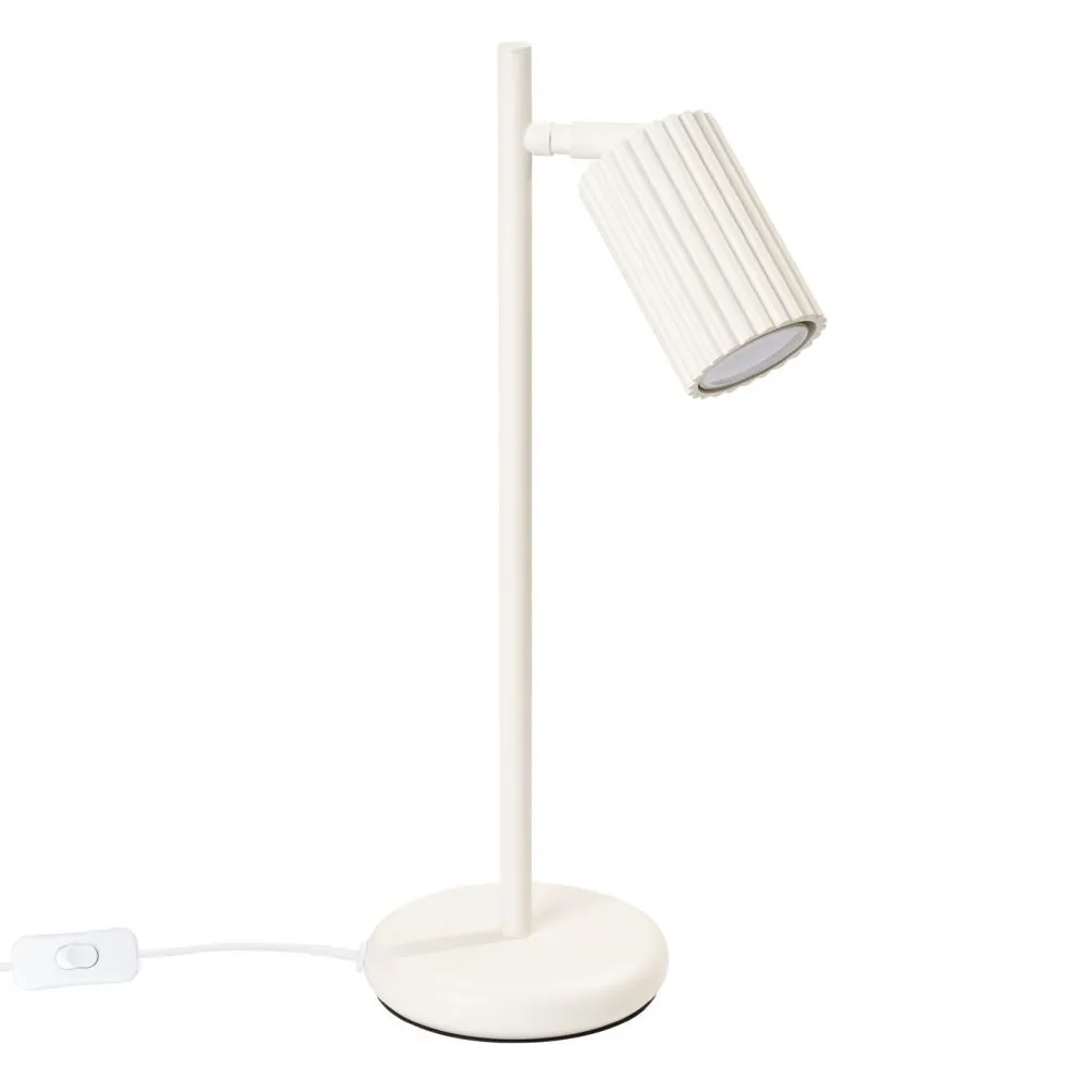 Lampa biurkowa KARBON beżowa | sklep MIRAT  kolekcja karbon
