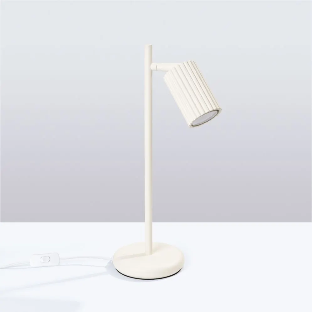 Lampa biurkowa KARBON beżowa | sklep MIRAT  kolekcja karbon