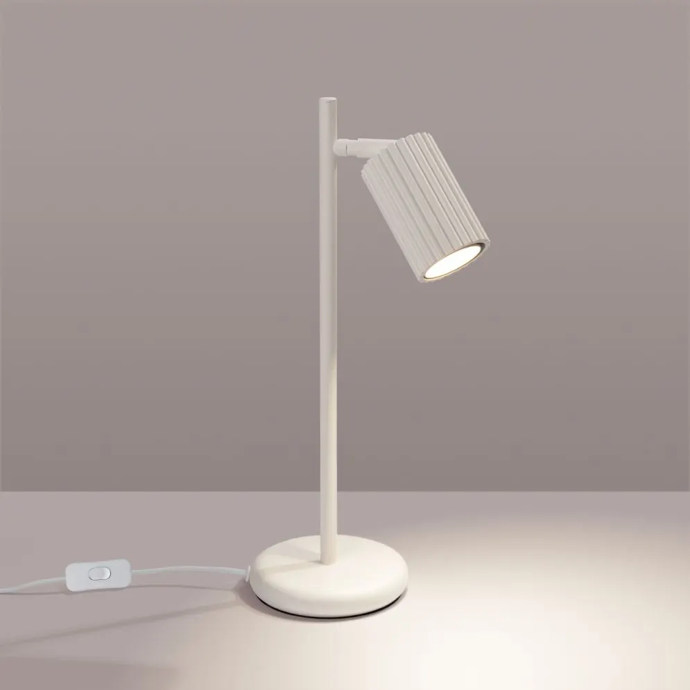 Lampa biurkowa KARBON beżowa | sklep MIRAT  kolekcja karbon