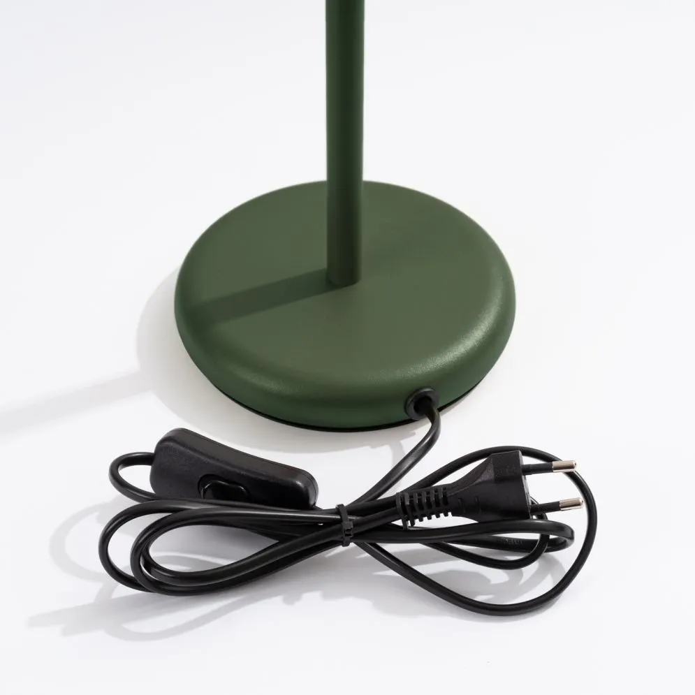 Lampa biurkowa KARBON zielona oliwka | sklep MIRAT  kolekcja karbon