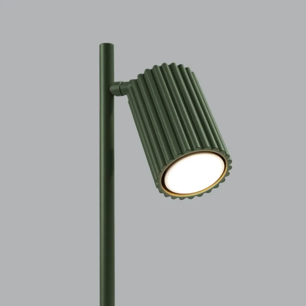 Lampa biurkowa KARBON zielona oliwka | sklep MIRAT  kolekcja karbon