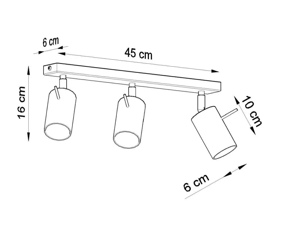 Plafon RING 3 chrom | sklep MIRAT kolekcja ring
