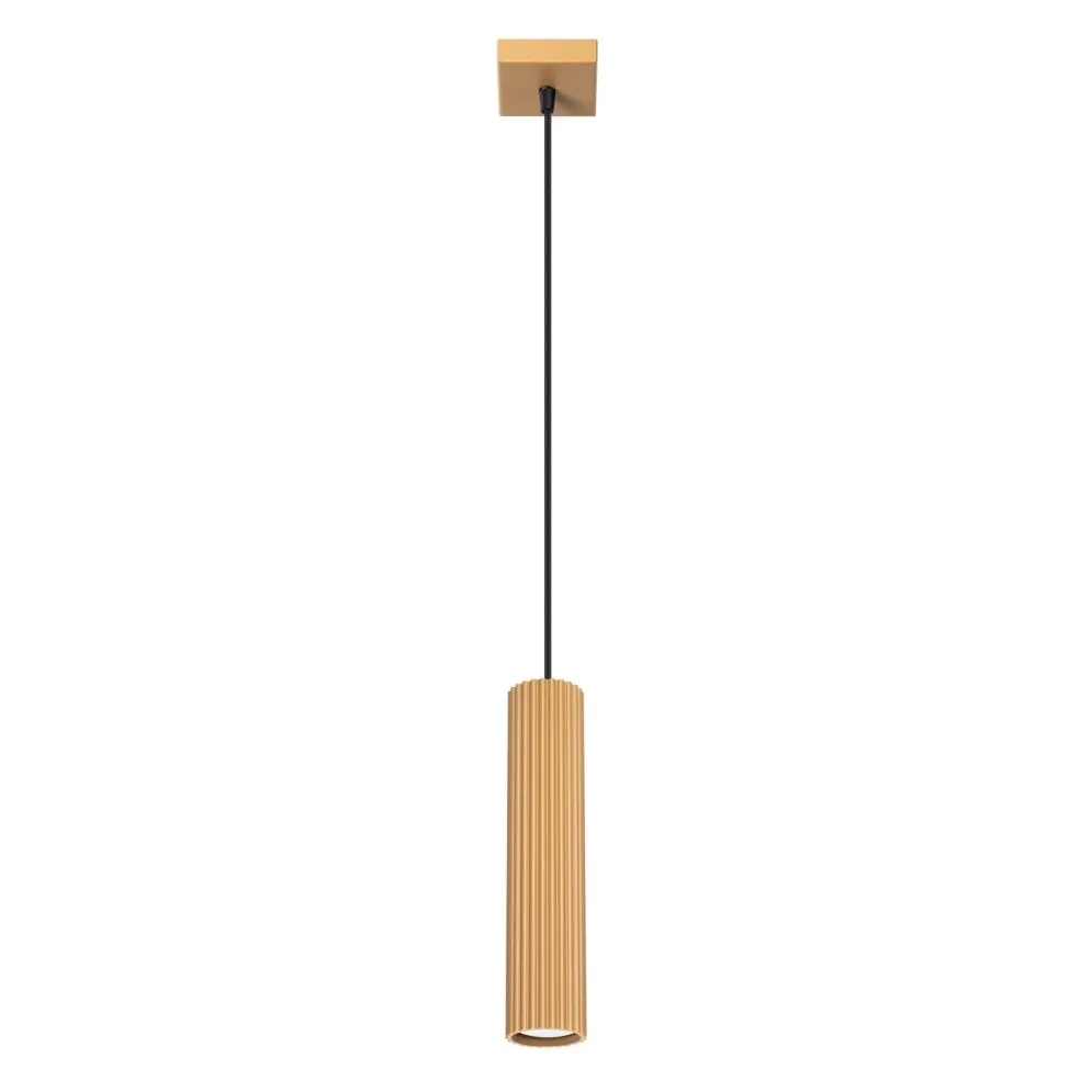 Lampa wisząca KARBON 1 złoty | sklep MIRAT kolekcja karbon