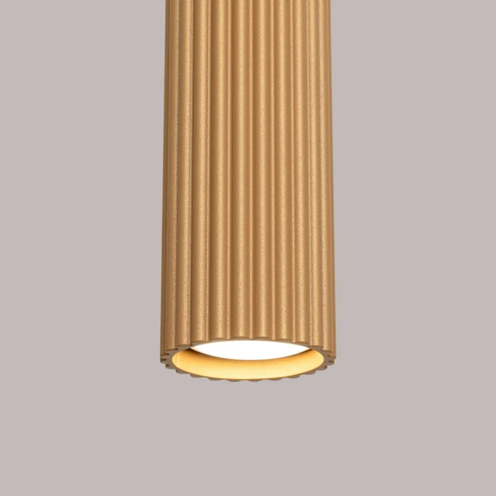 Lampa wisząca KARBON 1 złoty | sklep MIRAT kolekcja karbon