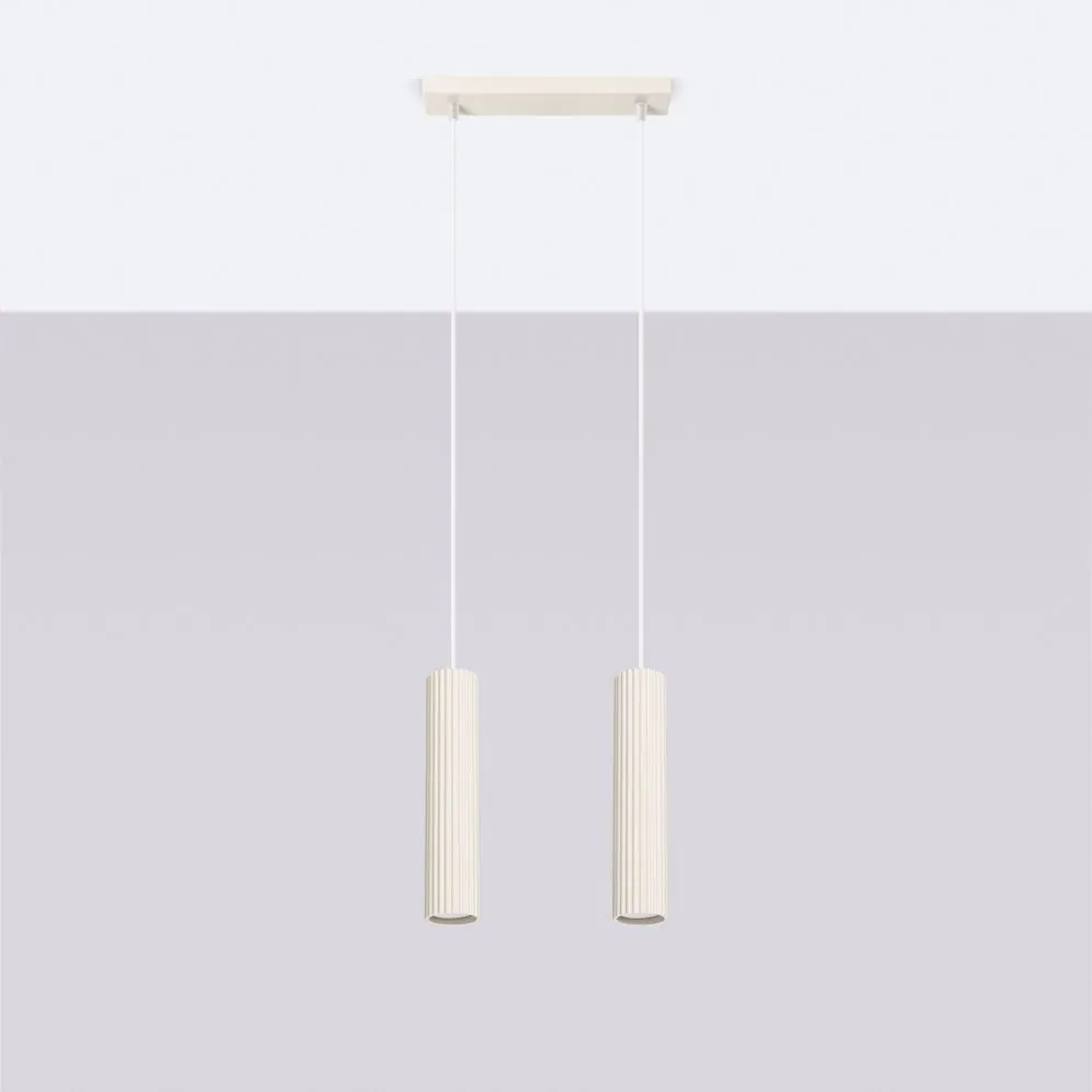 Lampa wisząca KARBON 2 beżowy | sklep MIRAT  kolekcja karbon