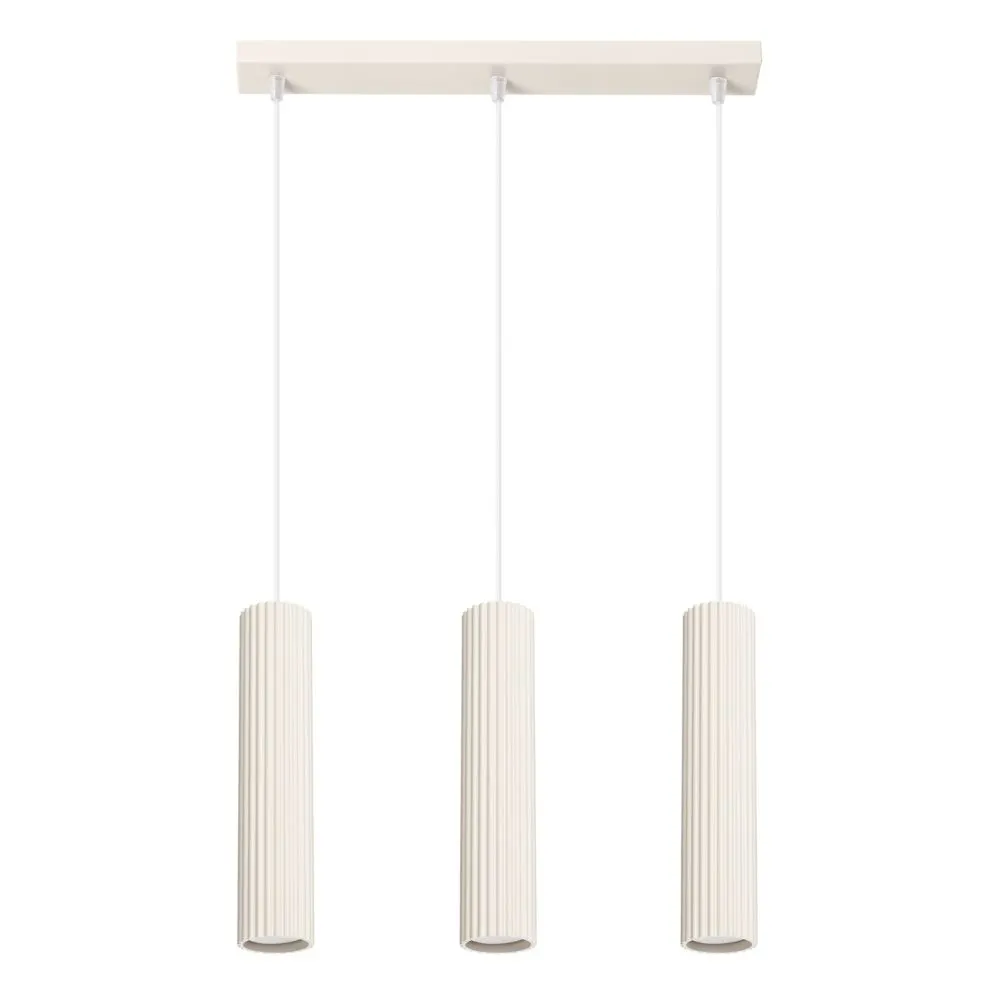 Lampa wisząca KARBON 3L beżowy | sklep MIRAT  kolekcja karbon