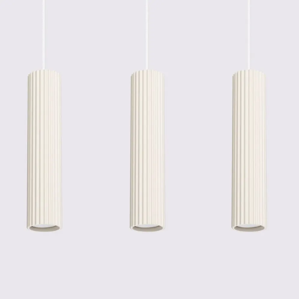 Lampa wisząca KARBON 3L beżowy | sklep MIRAT  kolekcja karbon