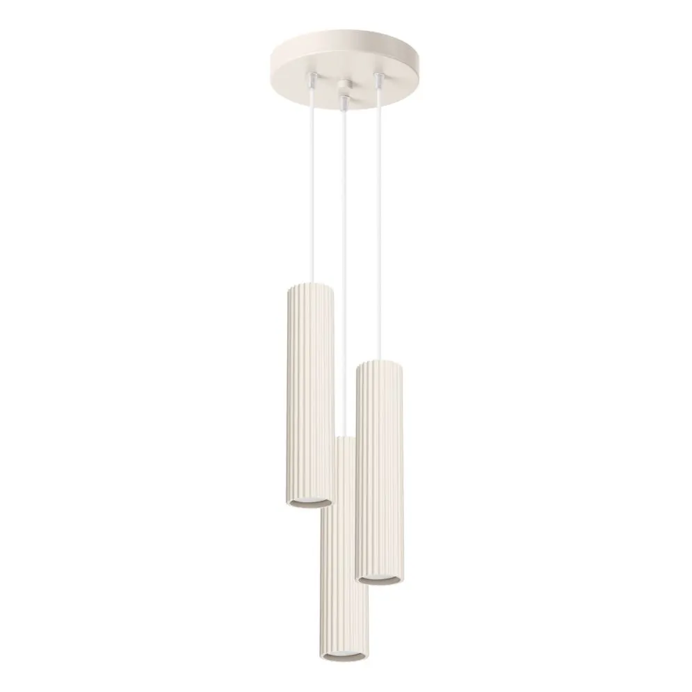Lampa wisząca KARBON 3P beżowy | sklep MIRAT kolekcja karbon