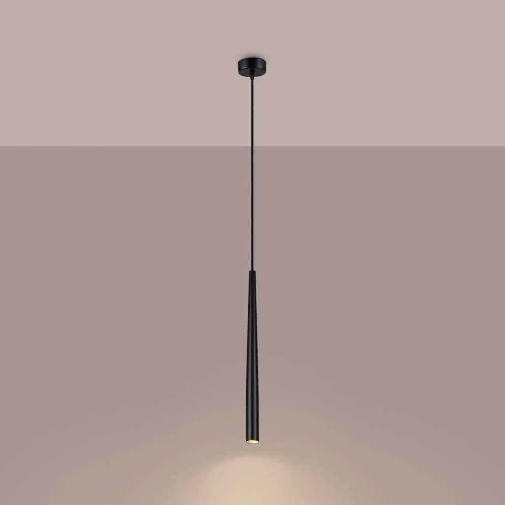 Lampa wisząca BLISS 1 czarna | sklep MIRAT kolekcja bliss