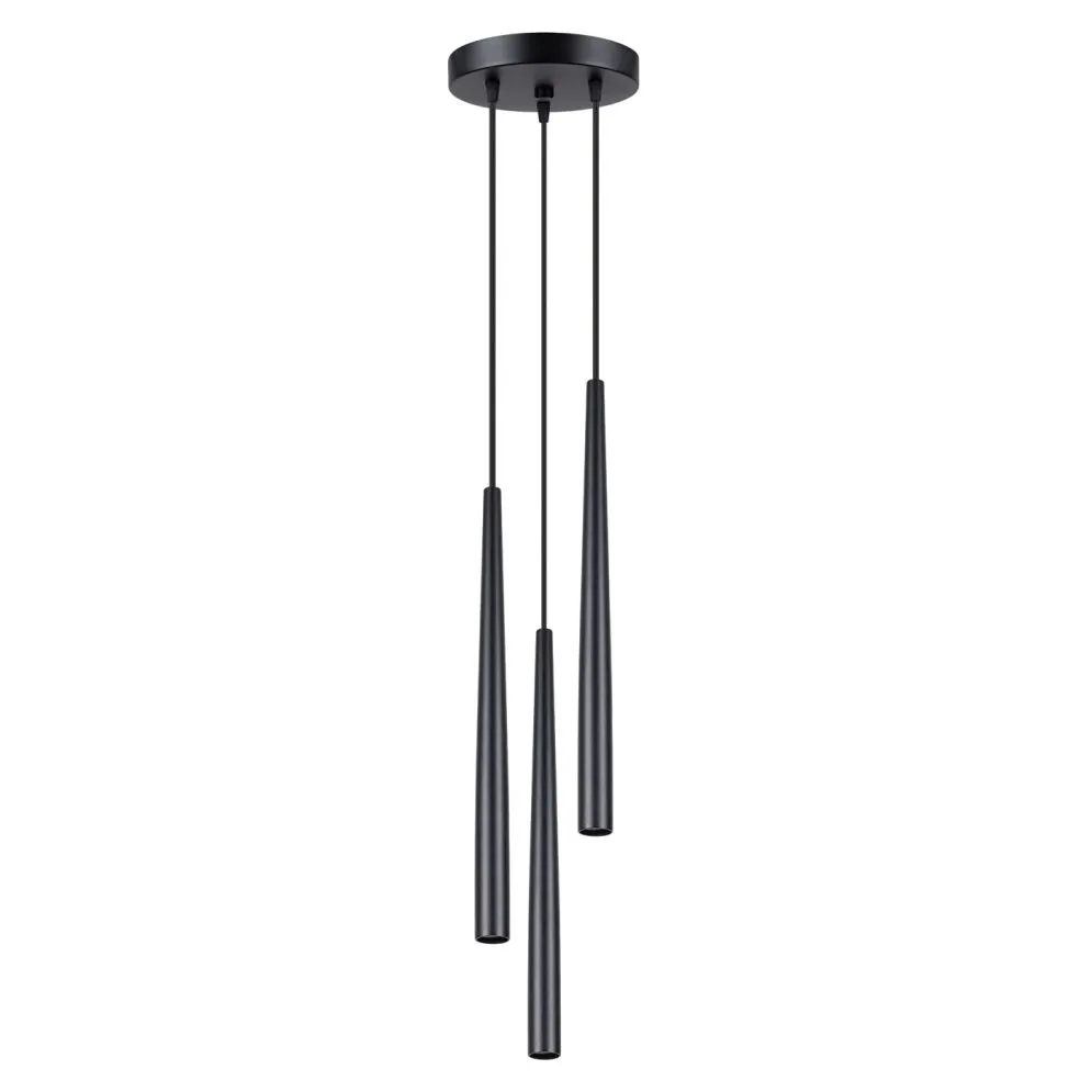 Lampa wisząca BLISS 3P czarna | sklep MIRAT kolekcja bliss