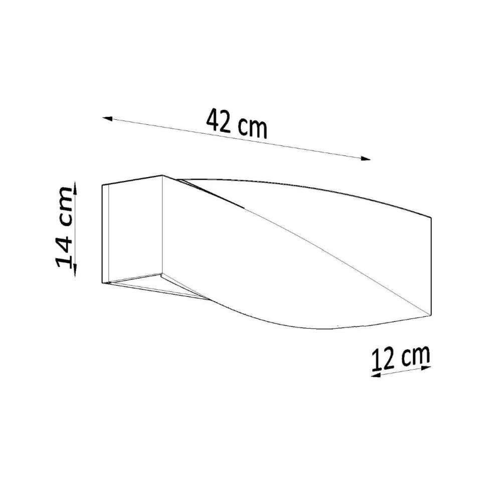 Kinkiet SIGMA beton | sklep MIRAT kolekcja sigma