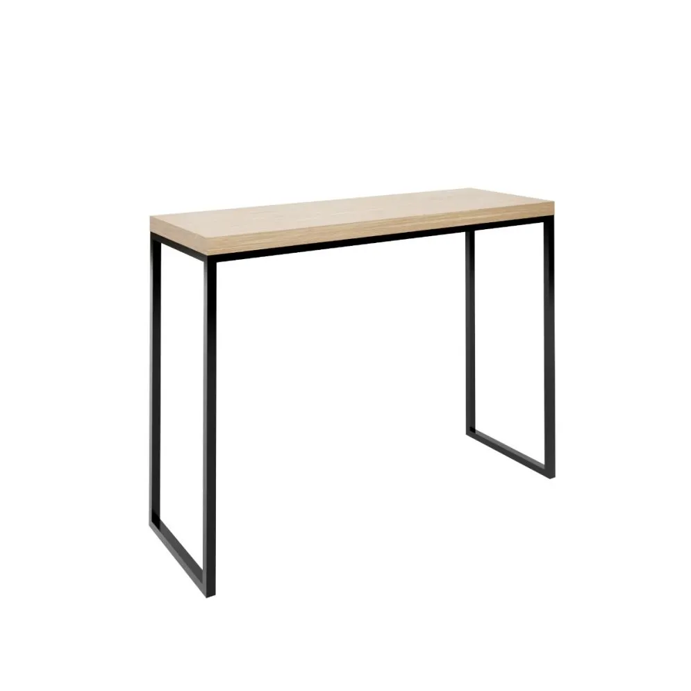 Szafka pod umywalkę nablatową KALI 110 cm czarny/dąb loft I sklep meblowy MIRAT. styl LOFT