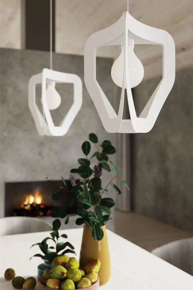 Lampa wisząca TRES biała | sklep MIRAT  kolekcja tres
