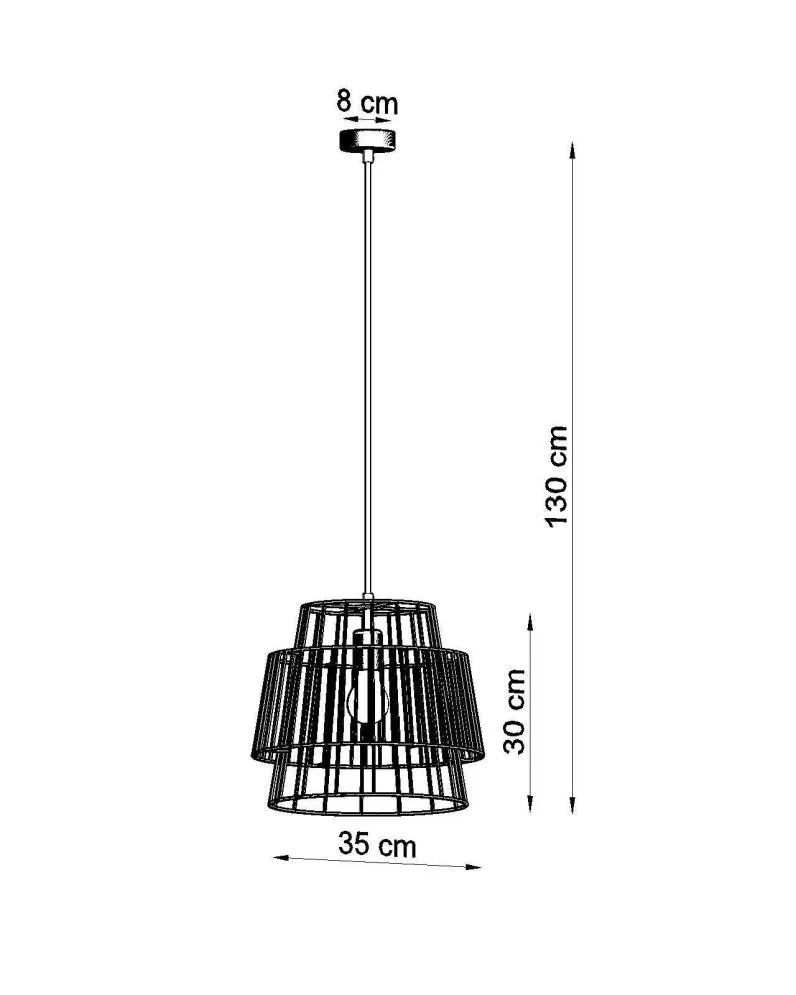 Lampa wisząca GATE biały | sklep MIRAT  kolekcja gate