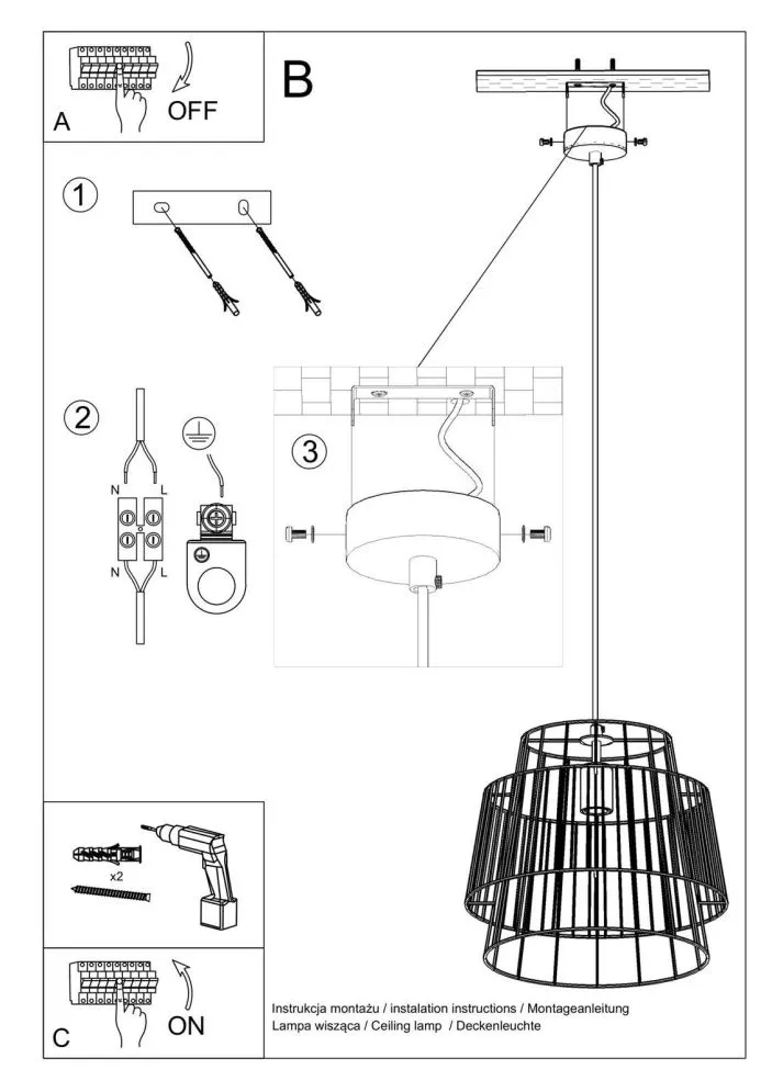 Lampa wisząca GATE biały | sklep MIRAT  kolekcja gate