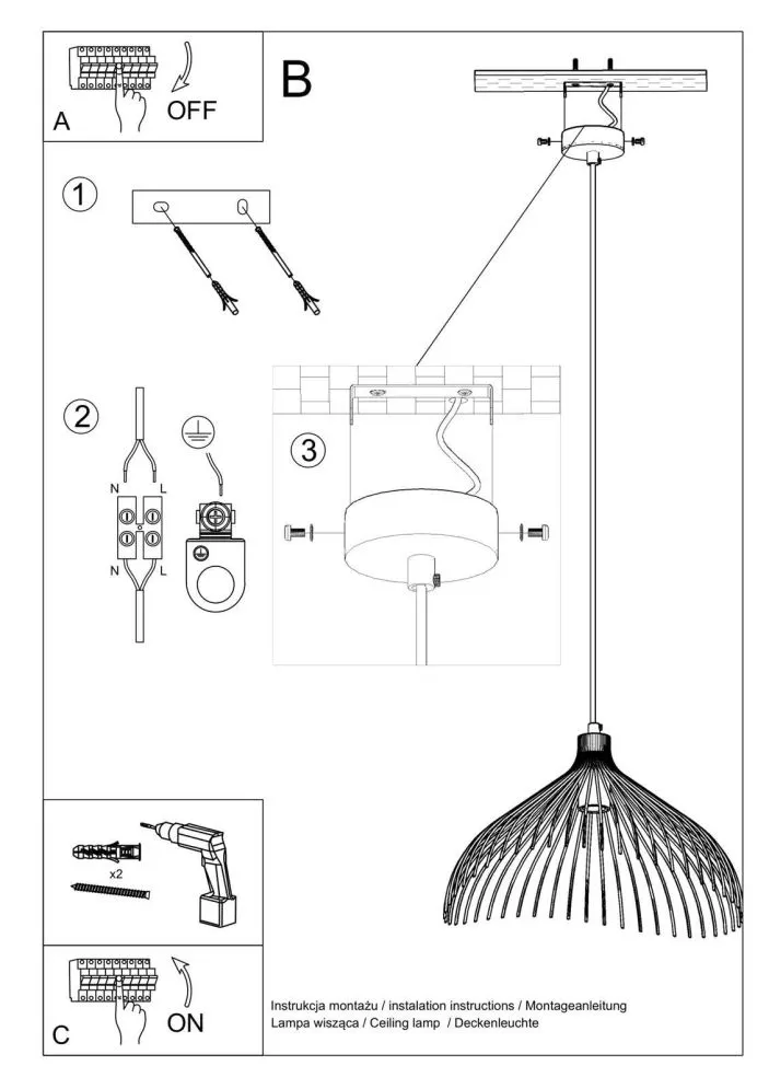 Lampa wisząca UMB czarny | sklep MIRAT  kolekcja umb