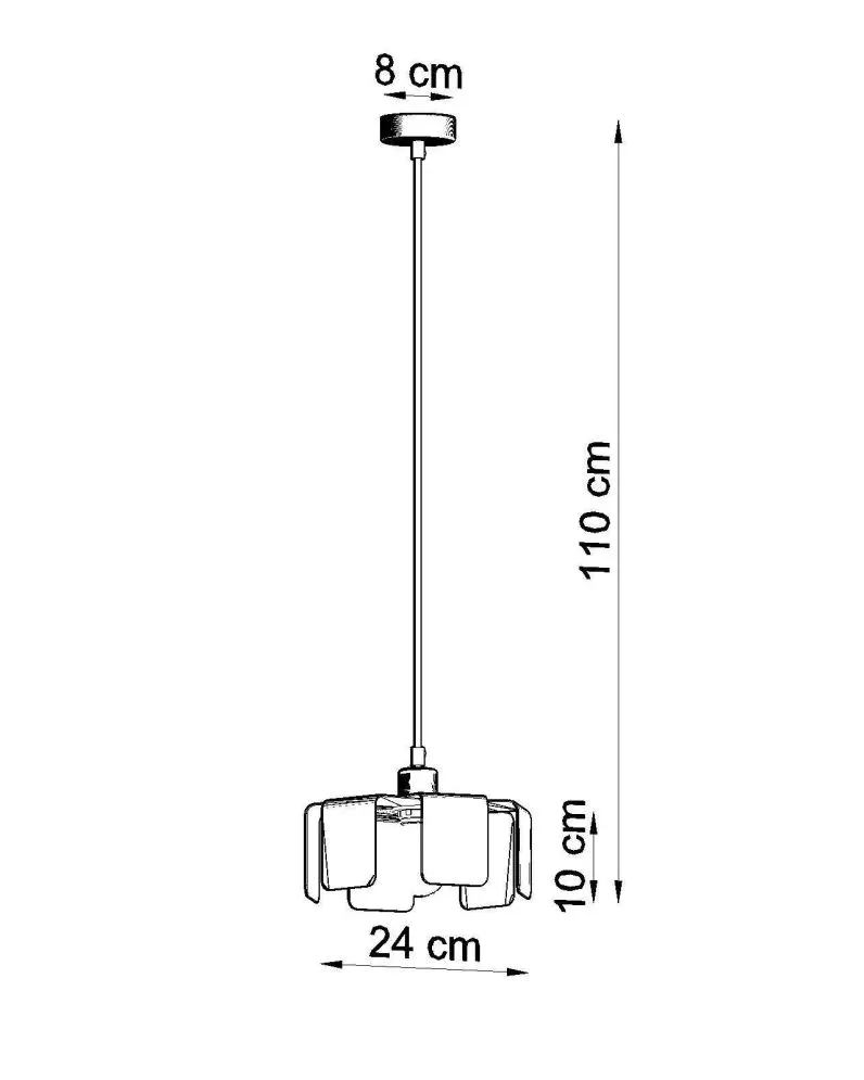 Lampa wisząca TULIP czarny | sklep MIRAT kolekcja tulip