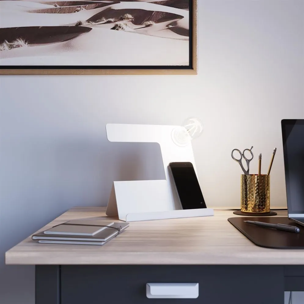 Lampa biurkowa INCLINE biała | sklep MIRAT  kolekcja incline