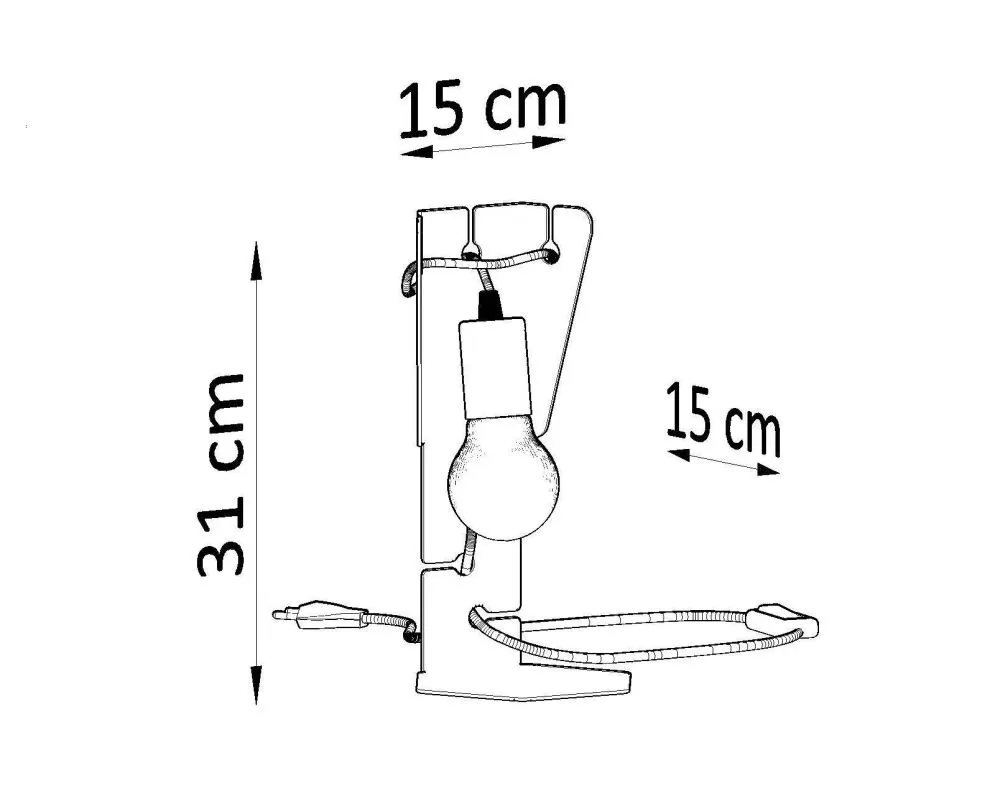 Lampa biurkowa ARBY czarna | sklep MIRAT  kolekcja arby