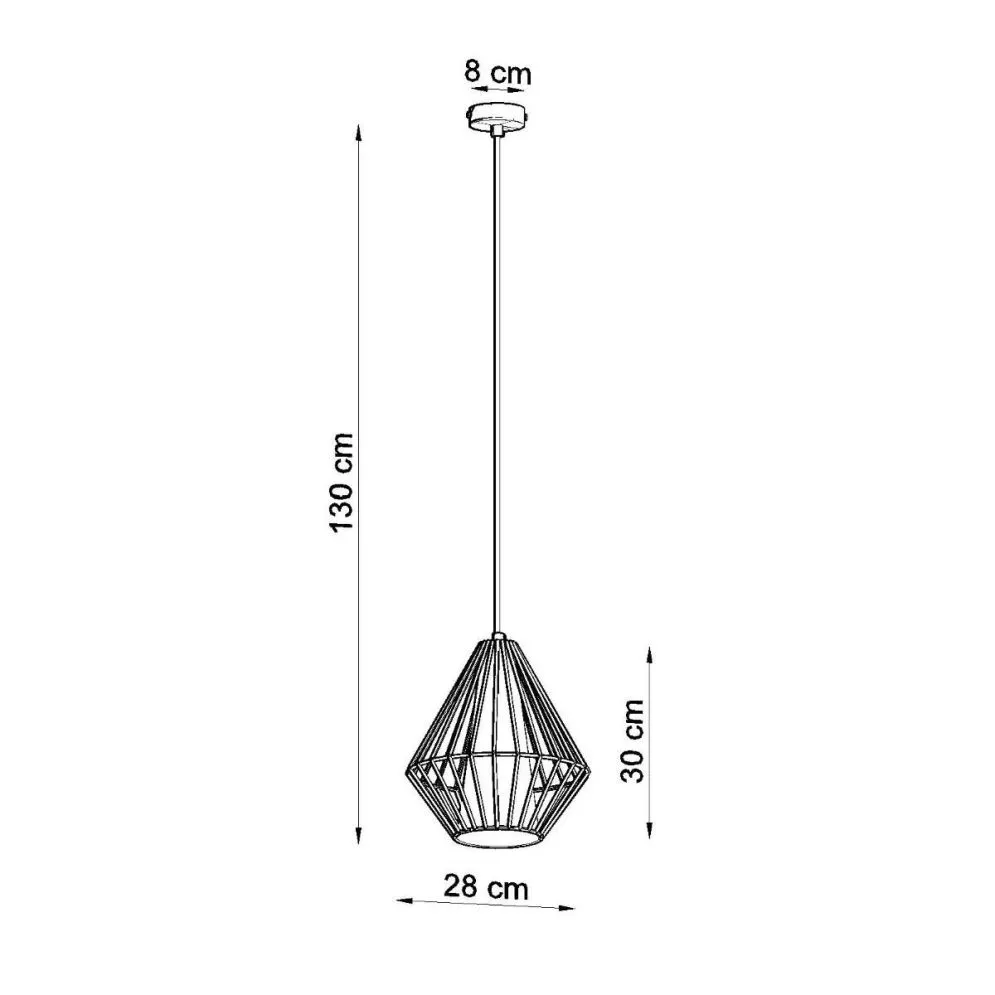 Lampa wisząca DEMI biała | sklep MIRAT  kolekcja demi