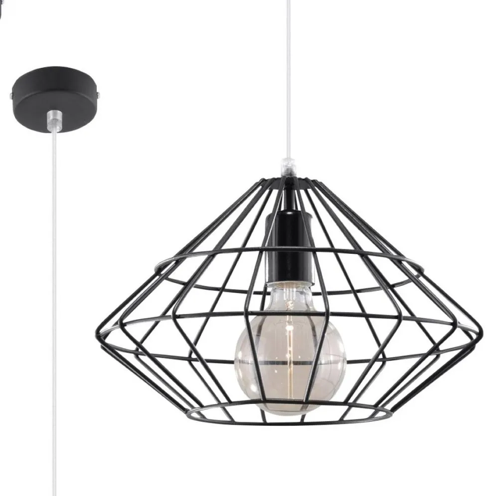 Lampa wisząca UMBERTO czarna | sklep MIRAT kolekcja umberto