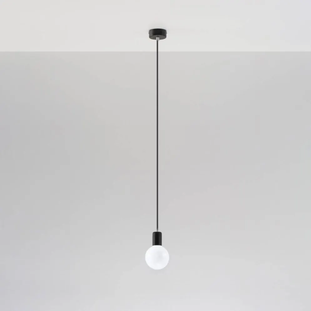 Lampa wisząca EDISON czarna | sklep MIRAT kolekcja edison