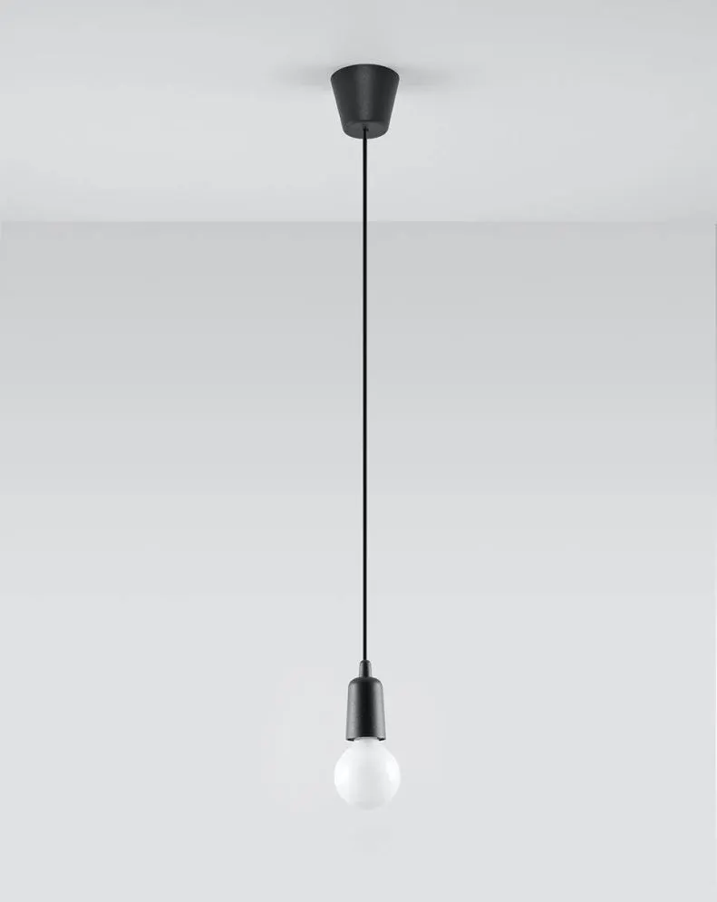 Lampa wisząca DIEGO 1 czarna | sklep MIRAT kolekcja diego